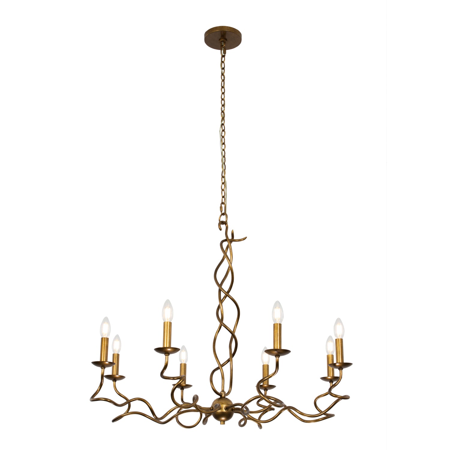 29'' Rizo 8 Light Oil Rubbed Bronze Chandelier