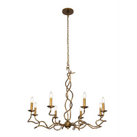 29'' Rizo 8 Light Oil Rubbed Bronze Chandelier