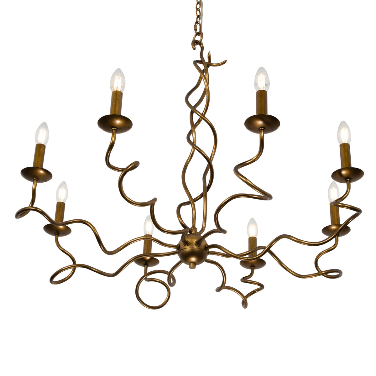 29'' Rizo 8 Light Oil Rubbed Bronze Chandelier