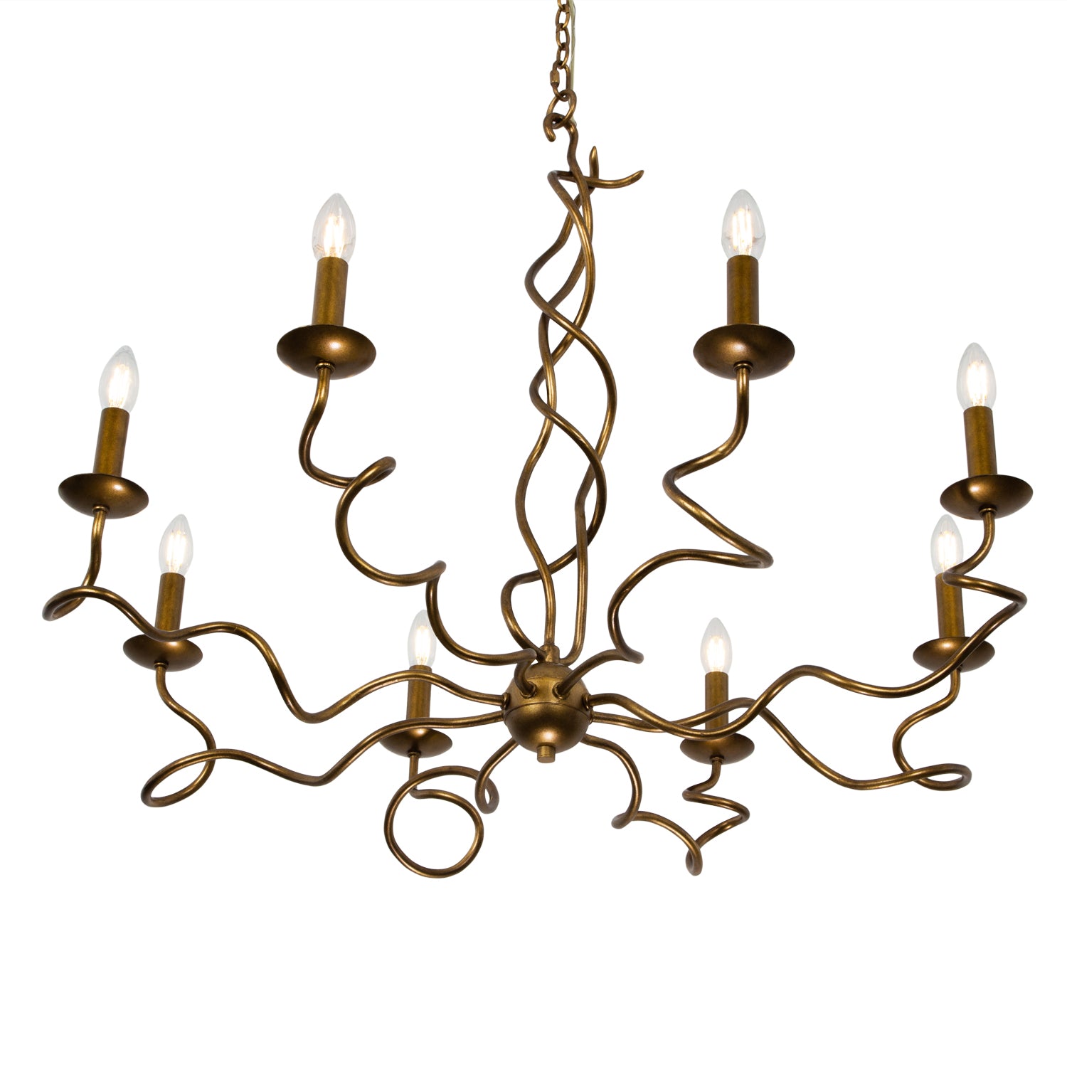 29'' Rizo 8 Light Oil Rubbed Bronze Chandelier