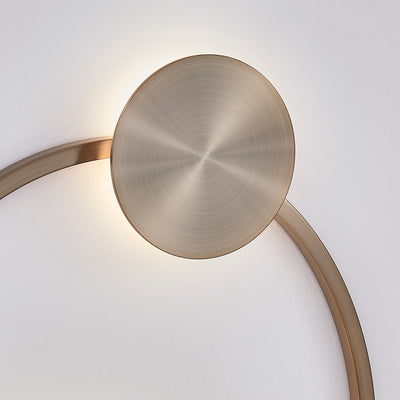 12'' Spilla 1 Light Brushed Champagne Gold Wall Sconce