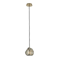 7.5'' Pallina 1 Light Winter Brass Pendant