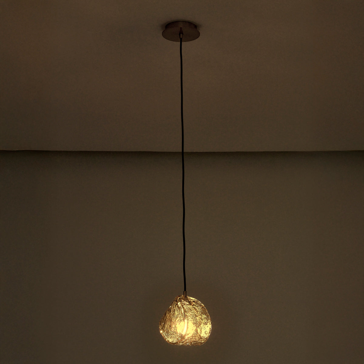 7.5'' Pallina 1 Light Winter Brass Pendant