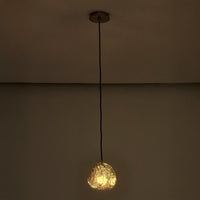 7.5'' Pallina 1 Light Winter Brass Pendant