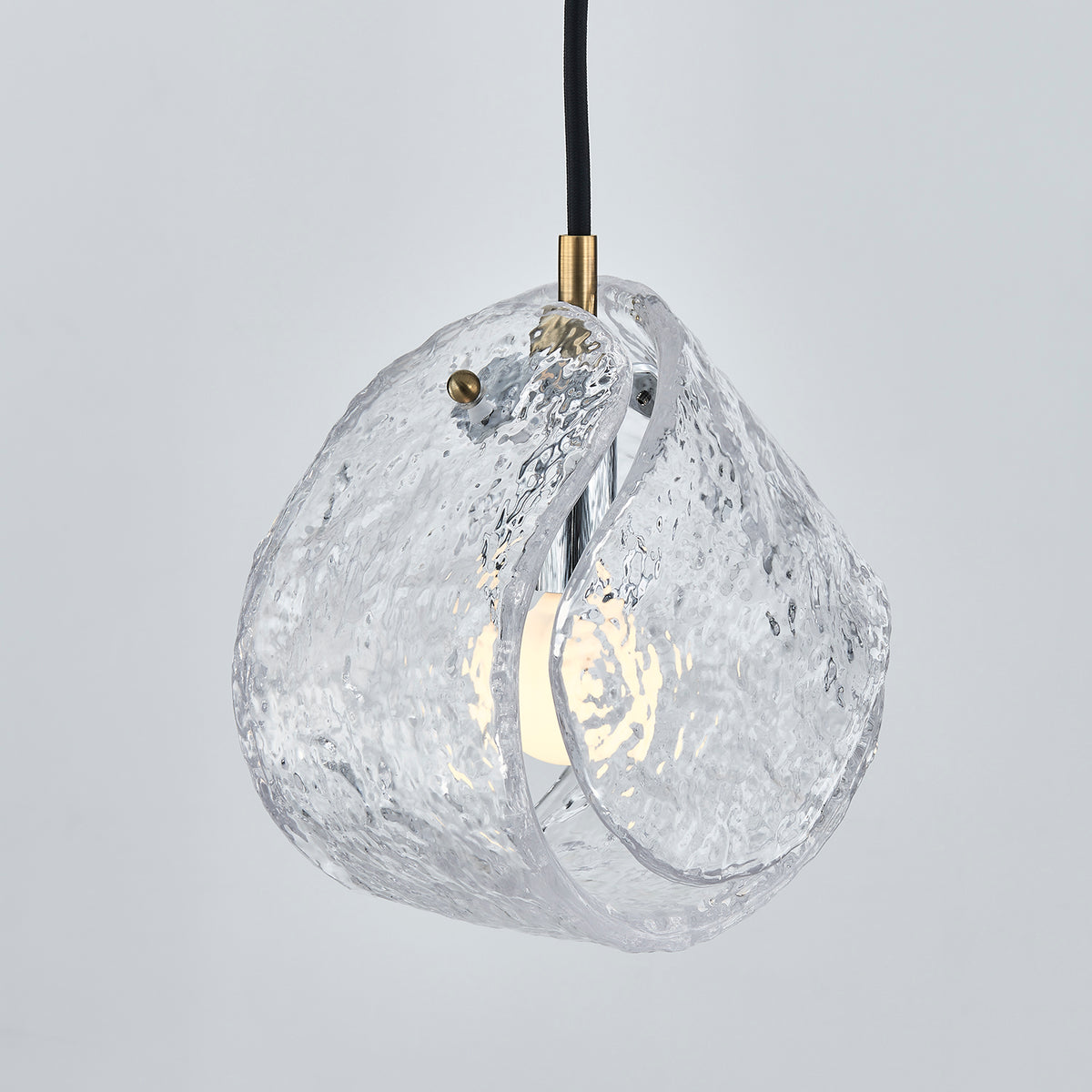 7.50'' Pallina 1 Light Winter Brass Pendant