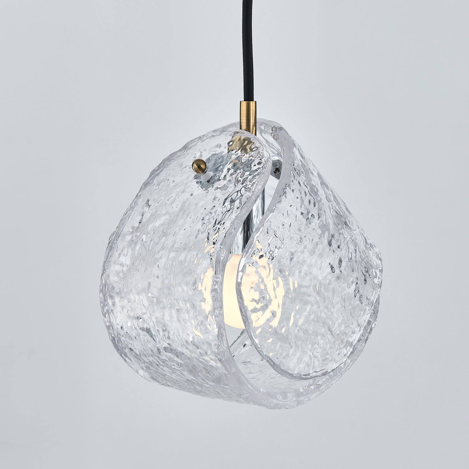 7.50'' Pallina 1 Light Winter Brass Pendant
