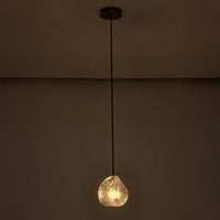 7.50'' Pallina 1 Light Winter Brass Pendant