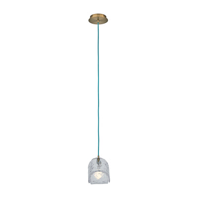 7.5'' Pallina 1 Light Winter Brass Pendant