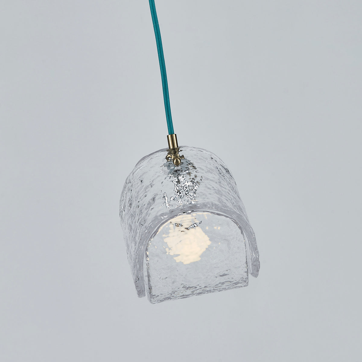 7.5'' Pallina 1 Light Winter Brass Pendant