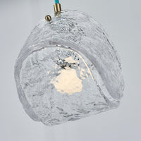 7.5'' Pallina 1 Light Winter Brass Pendant