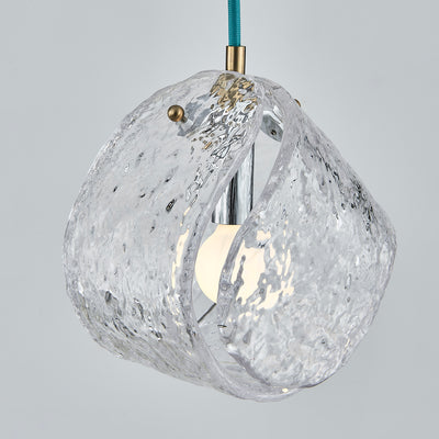 7.5'' Pallina 1 Light Winter Brass Pendant