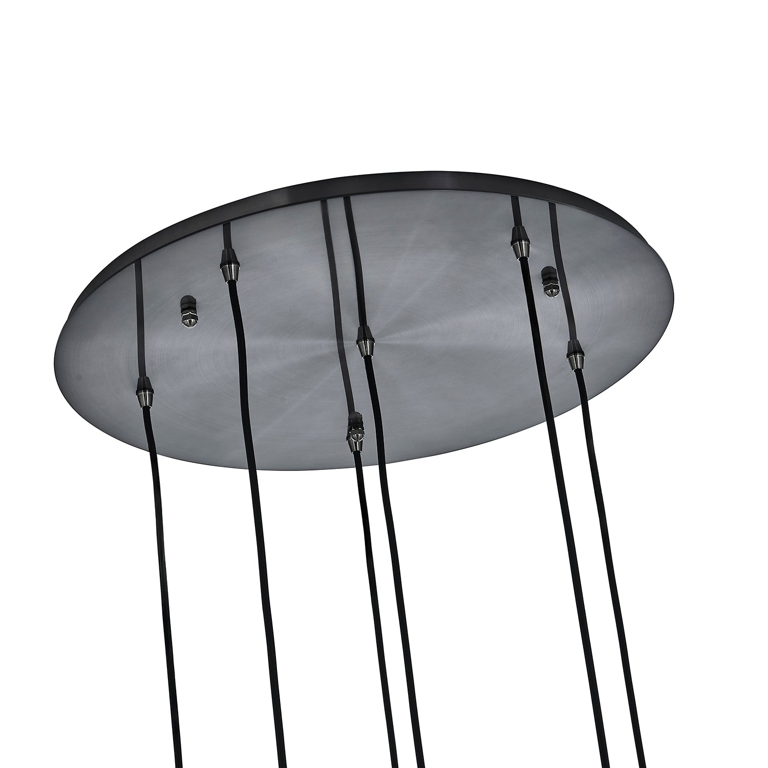 7.5'' Pallina 6 Light Satin Black Nickel Chandelier