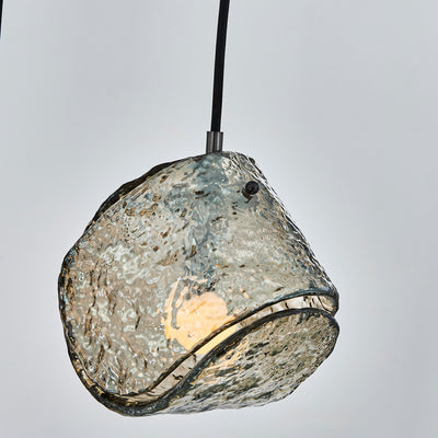 7.5'' Pallina 6 Light Satin Black Nickel Chandelier