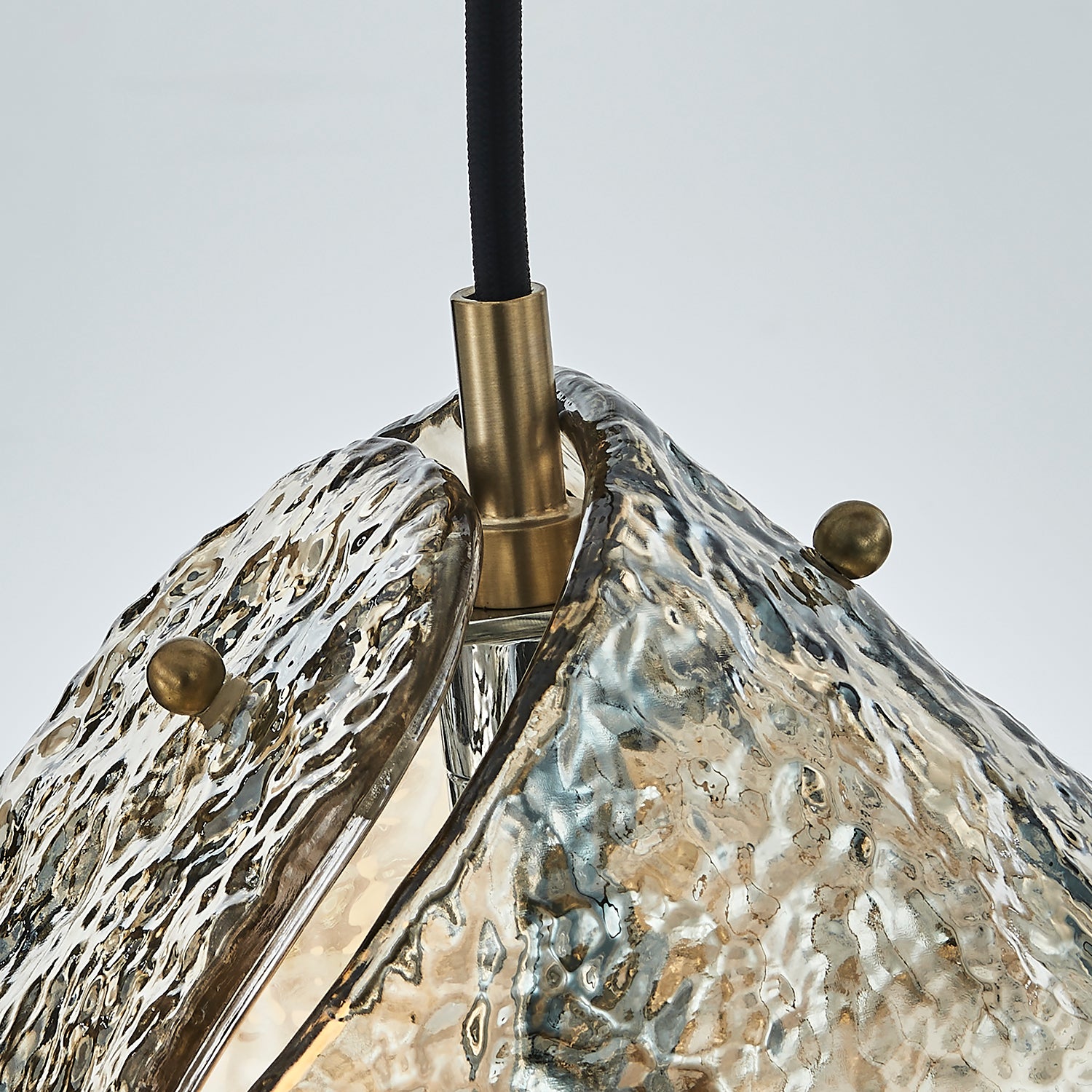 7.5'' Pallina 6 Light Winter Brass Chandelier