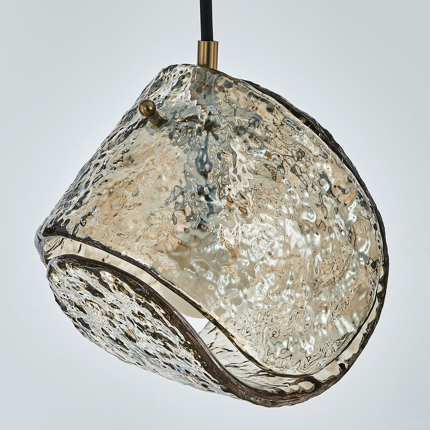 7.5'' Pallina 6 Light Winter Brass Chandelier