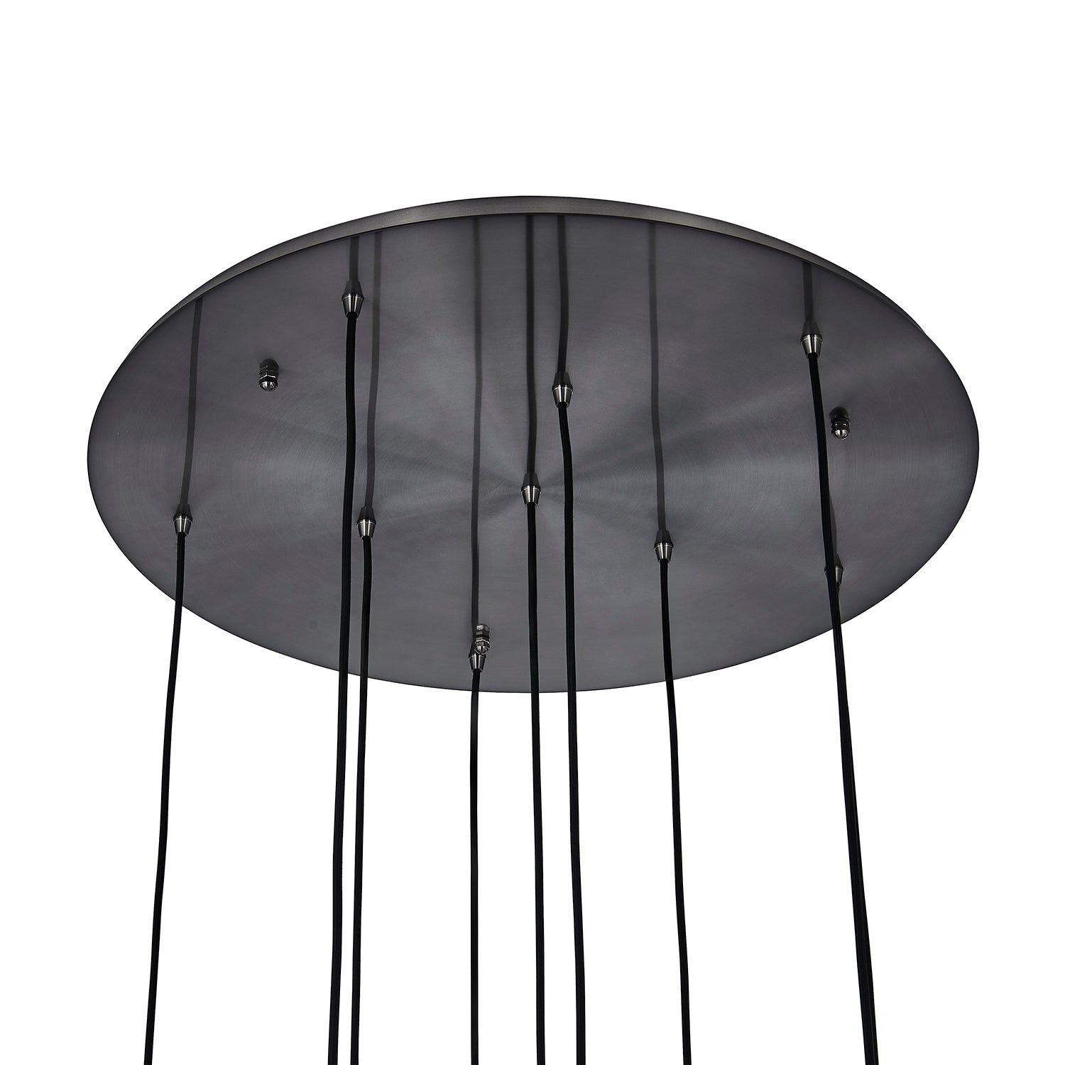 7.5'' Pallina 9 Light Satin Black Nickel Chandelier