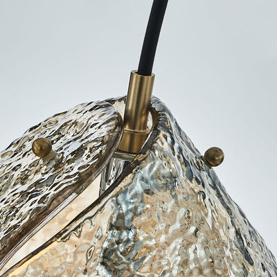 7.5'' Pallina 9 Light Winter Brass Chandelier