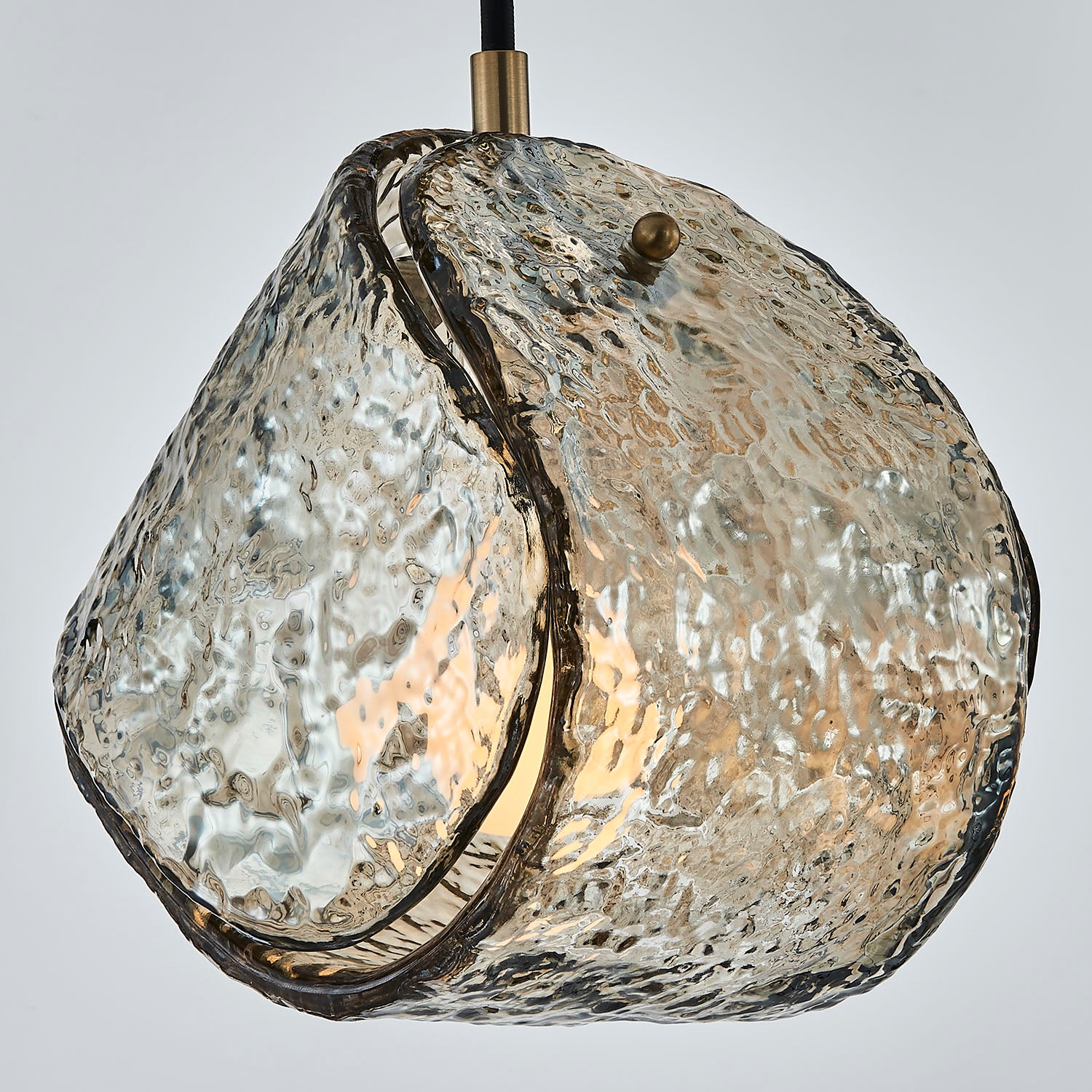 7.5'' Pallina 9 Light Winter Brass Chandelier