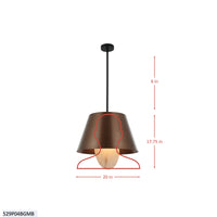 Rock On 4 Light Pendant
