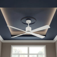 52 Inch DC White Fan with Remote