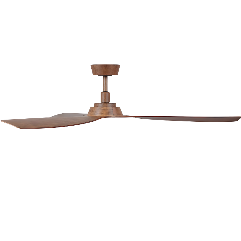 52 Inch Indoor Outdoor DC Fan in Dark Koa with Remote