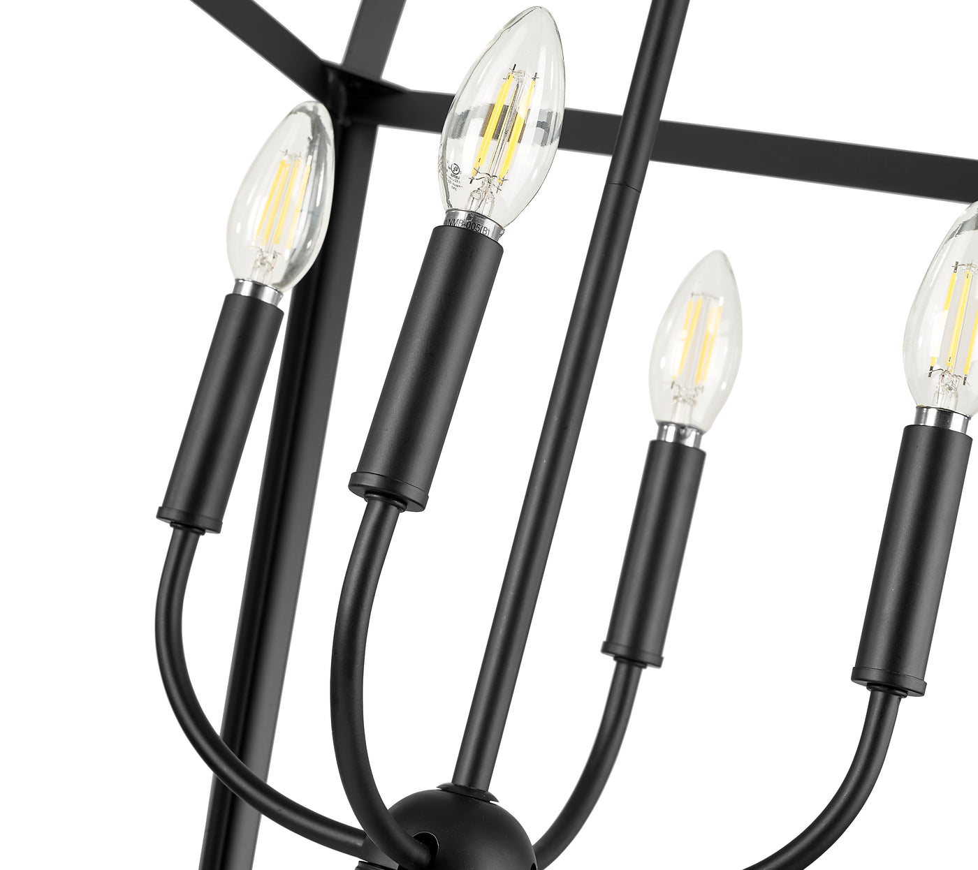31.75'' Kelsey Matte Black 4 Light Pendant