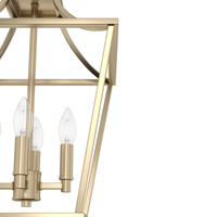 Laurel Ridge 12-inch 4-light Alturas Gold Lantern Pendant