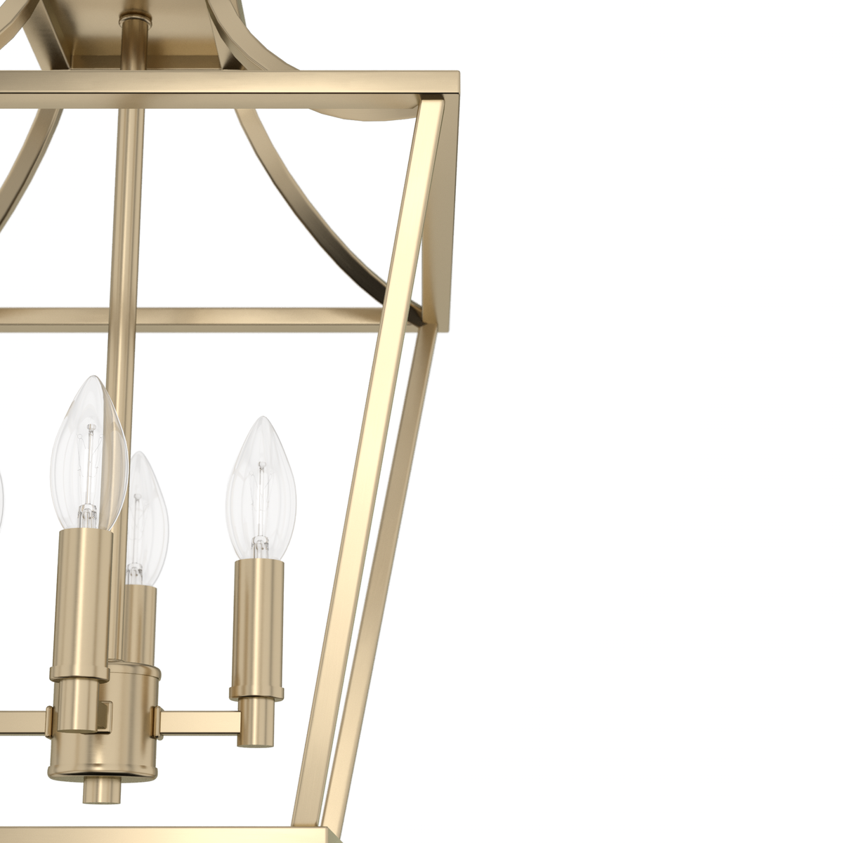 Laurel Ridge 12-inch 4-light Alturas Gold Lantern Pendant