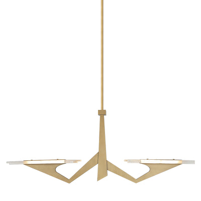 Down the Wrong Path 2 Light Medium Linear Chandelier