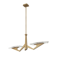 Down the Wrong Path 2 Light Medium Linear Chandelier