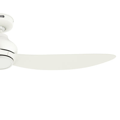 52 inch Mazzini ENERGY STAR® Matte White Damp Rated Ceiling Fan and Handheld Remote
