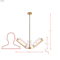 Mingle 3 Light Chandelier