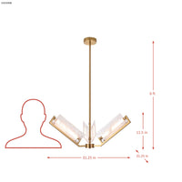 Mingle 3 Light Chandelier
