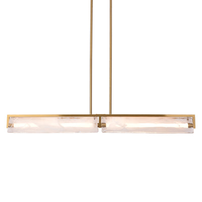 Mingle 2 Light Medium Linear Pendants