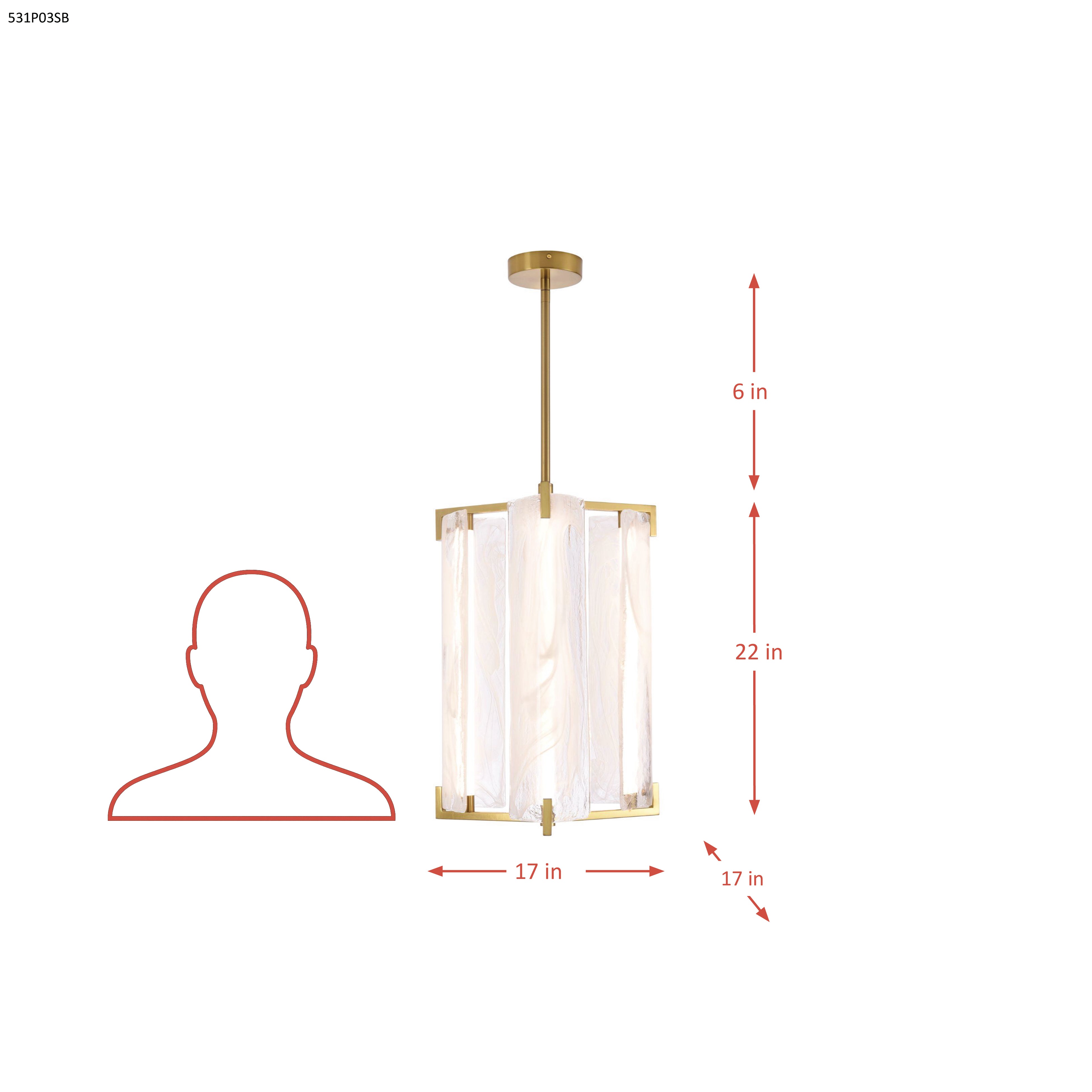 Mingle 3 Light Pendant