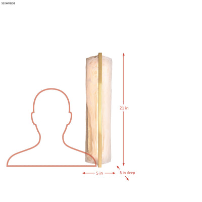 Mingle 1 Light Tall Wall Sconce