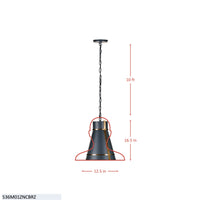 Brasserie 1 Light Mini Pendant