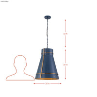 Brasserie 1 Light Pendant