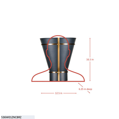 Brasserie 1 Light Wall Sconce