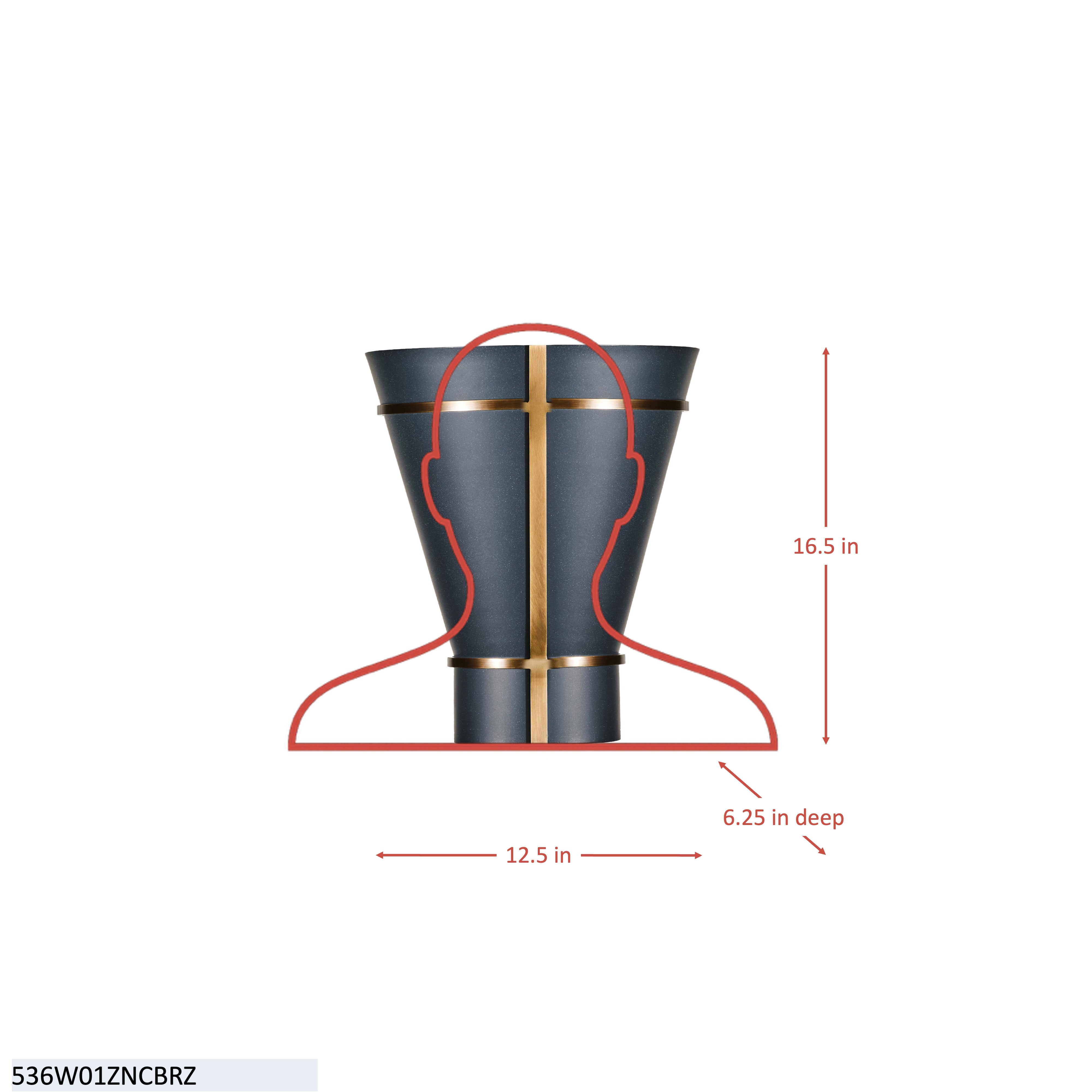 Brasserie 1 Light Wall Sconce