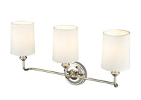 22'' Leena Polished Nickel 3 Light Bath Vanity