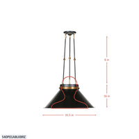 Mood Swings 1 Light Round Pendant