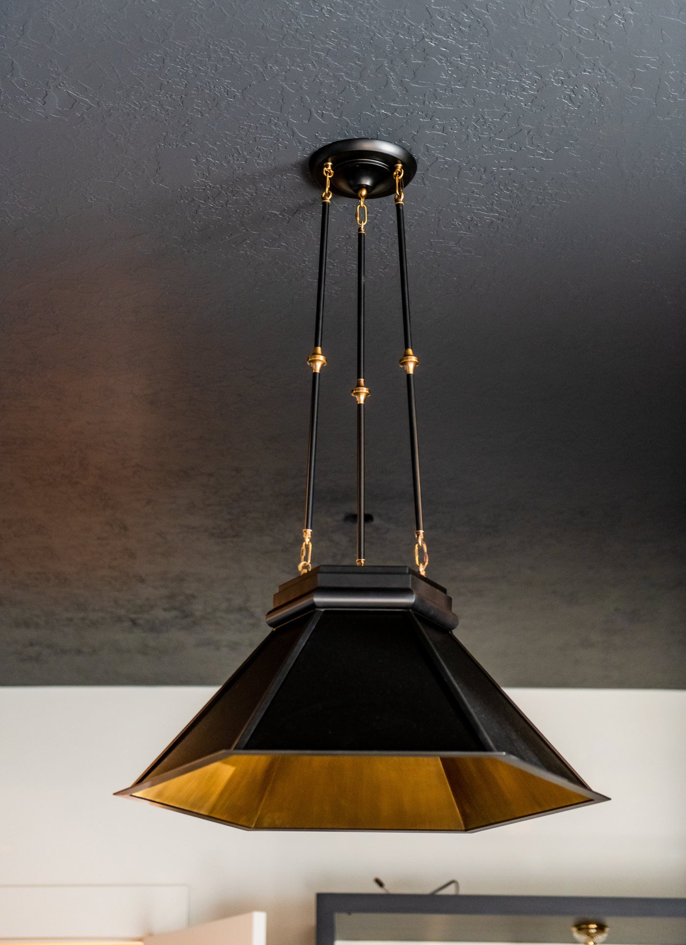 Mood Swings 1 Light Hexagonal Pendant