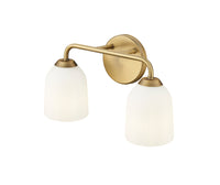 15'' Norah Vintage Brass 2 Light Bath Vanity