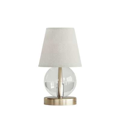 Mona & Lisa 1 Light Spherical Crystal Table Lamp