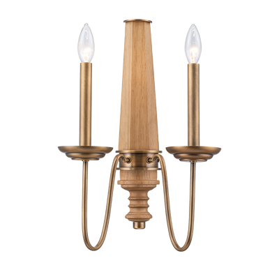 Dinner at 2 Light Wall Sconce