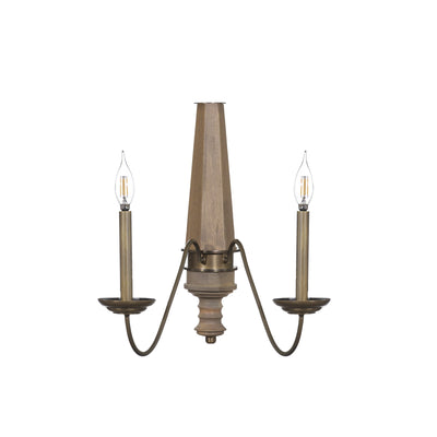 Dinner at 2 Light Wall Sconce