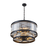 Double Take 14 Light 2-Tier Pendant