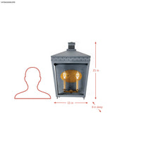 Midnight Manor 2 Light Sconce