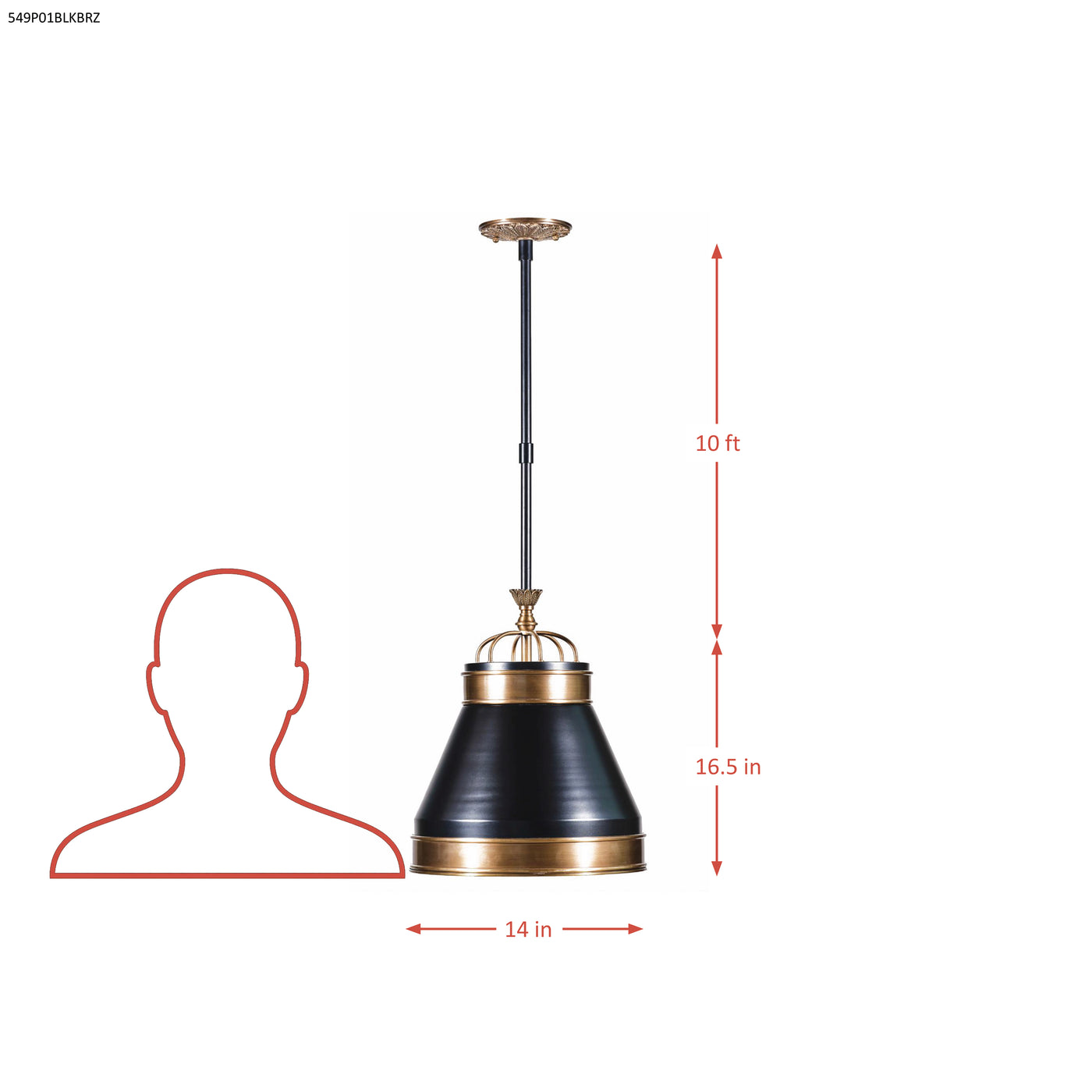 Savarin 1 Light Small Pendant